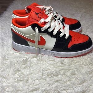 Jordan Kids Shoes - Red, Black, and White